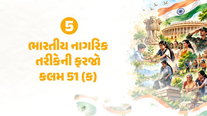 વિષય ૫: ભારતીય નાગરિક તરીકેની ફરજો: કલમ ૫૧(A) – વિષયનું ચિત્ર